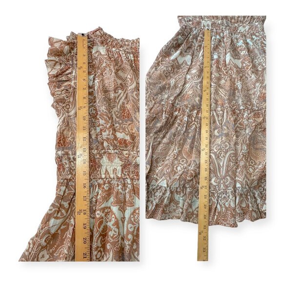 Ulla Johnson Samara Dress Size 10 in Feldspar, Neutral/metallic, NWT - Picture 14 of 14